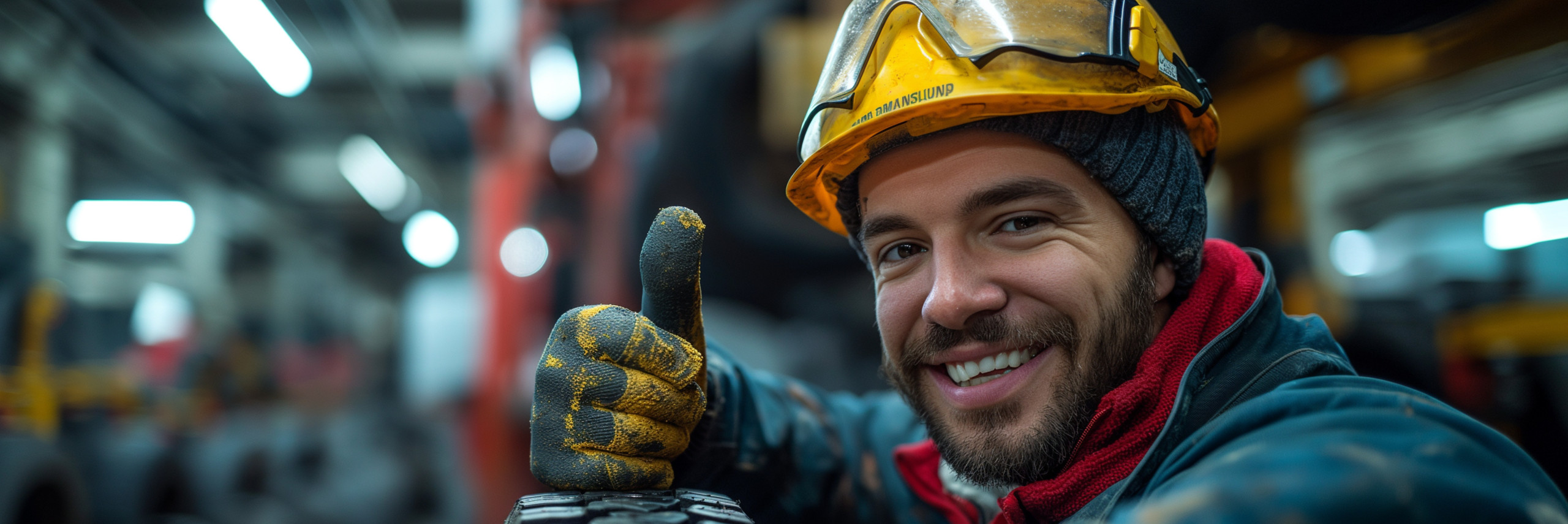 Arbeiter mit Daumen nach oben AdobeStock_749906325